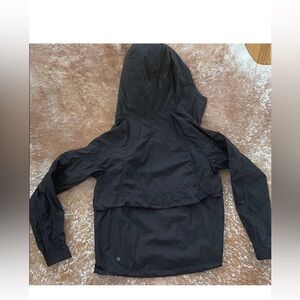 Women’s Lululemon black super soft nylon thin/light jacket. Pre-owned. Size 2.